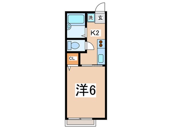 シティハイム佐江戸の物件間取画像